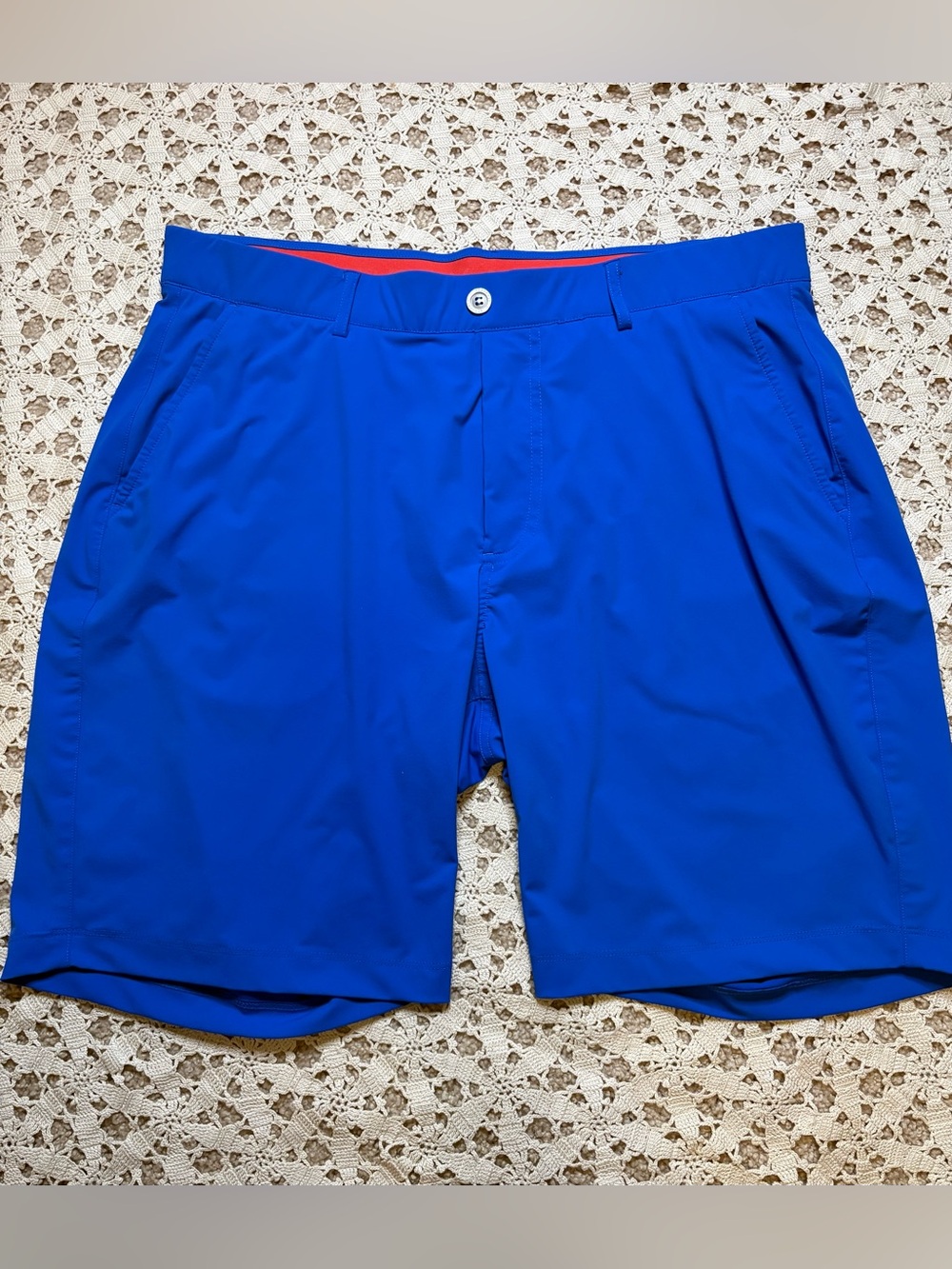 Redvanly Men’s Pull-On Hanover Shorts Mazarine Blue Size Large